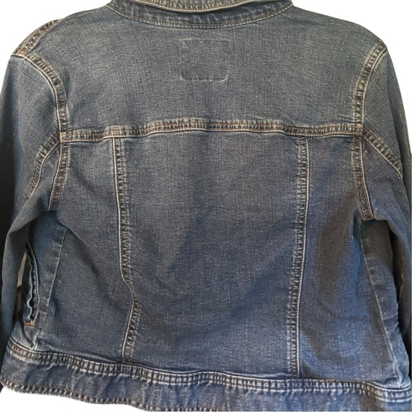 Celebrity Pink Blue Denim Jacket Size Medium (M) - Picture 4 of 7